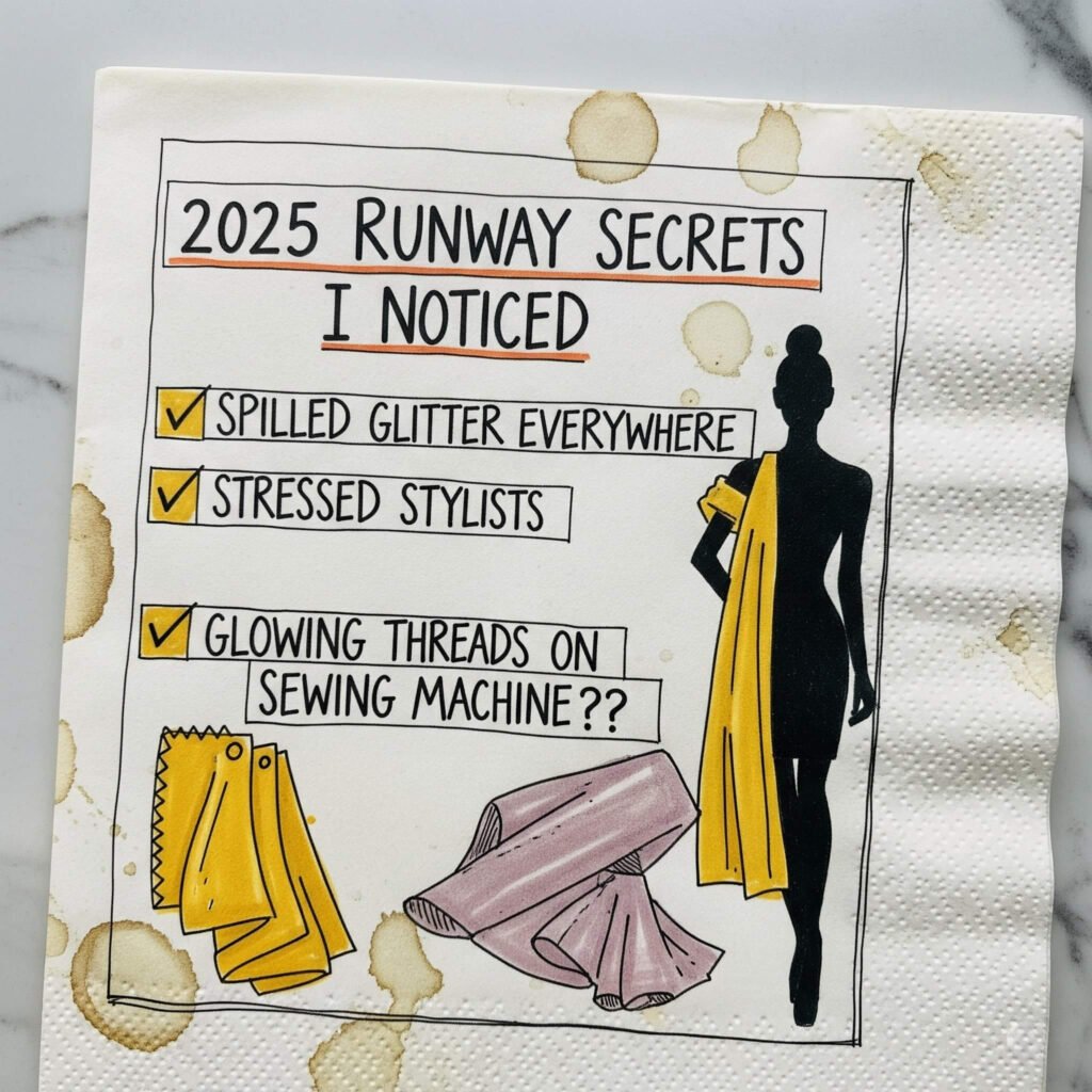Napkin Sketch - 2025 Runway Secrets