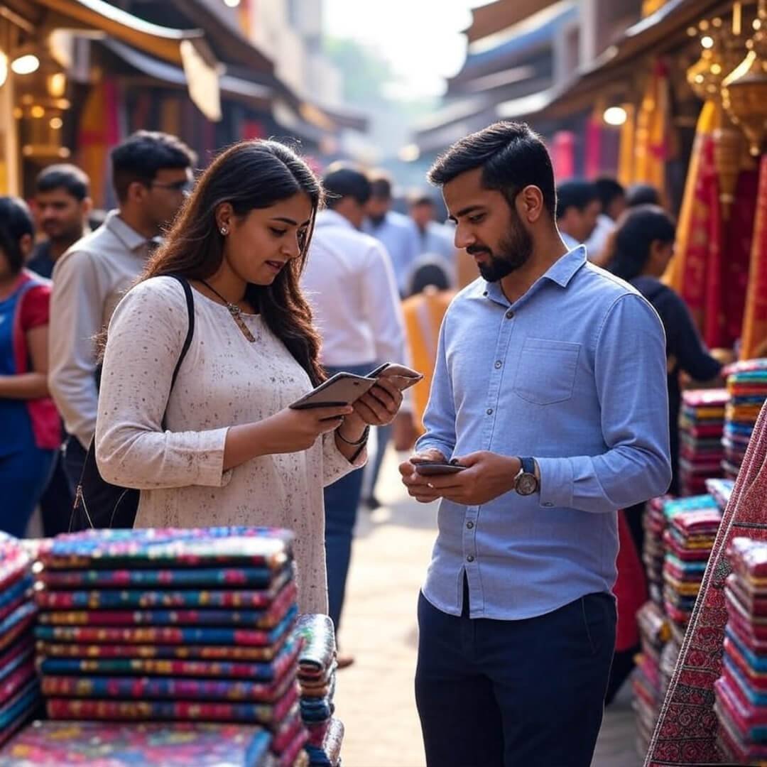 Style on a Dime: How to Dress Luxe for Cheap Cluttered hotel room with thrift finds, rainy Delhi view.