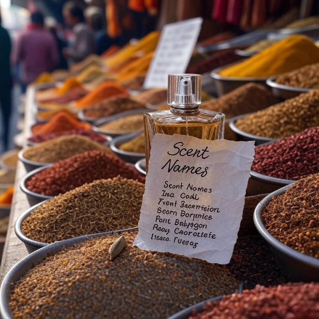 Gender-Neutral Perfumes You’ll Fall in Love With Blurry perfume spritz, spice market, cardamom pod.